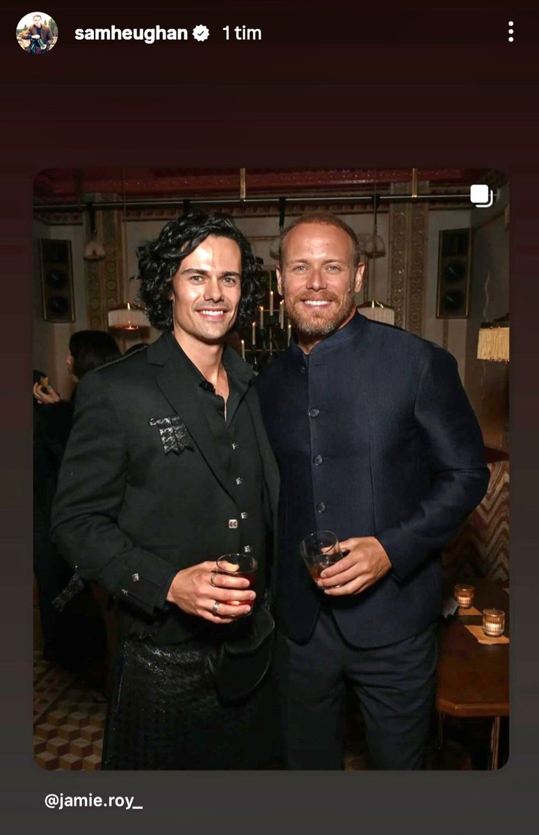 Father and son 😊⚔️🏴󠁧󠁢󠁳󠁣󠁴󠁿
#SamHeughan  #JamieRoy 
#Outlander
