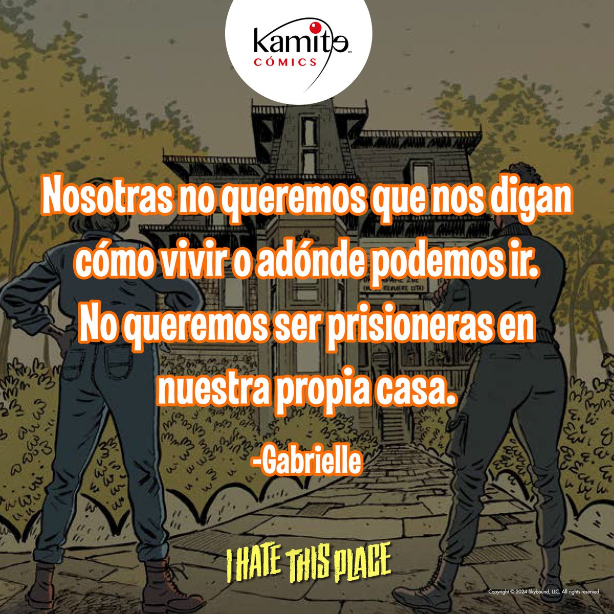 Lo que parecía un nuevo comienzo se convirtió en su peor encierro. 🫢💥
👻Criaturas extrañas, voces que no deberían existir y una casa que no las deja ir… #IHateThisPlace no es una historia común. 🕯️
📖Encuéntralo disponible en 👉 t.ly/aehnR