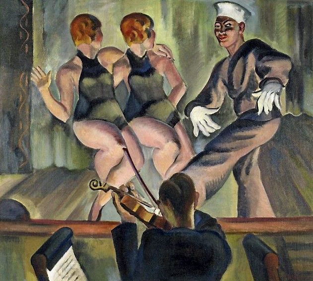 Clement Haupers-  Two Girls, One Sailor, 1926.