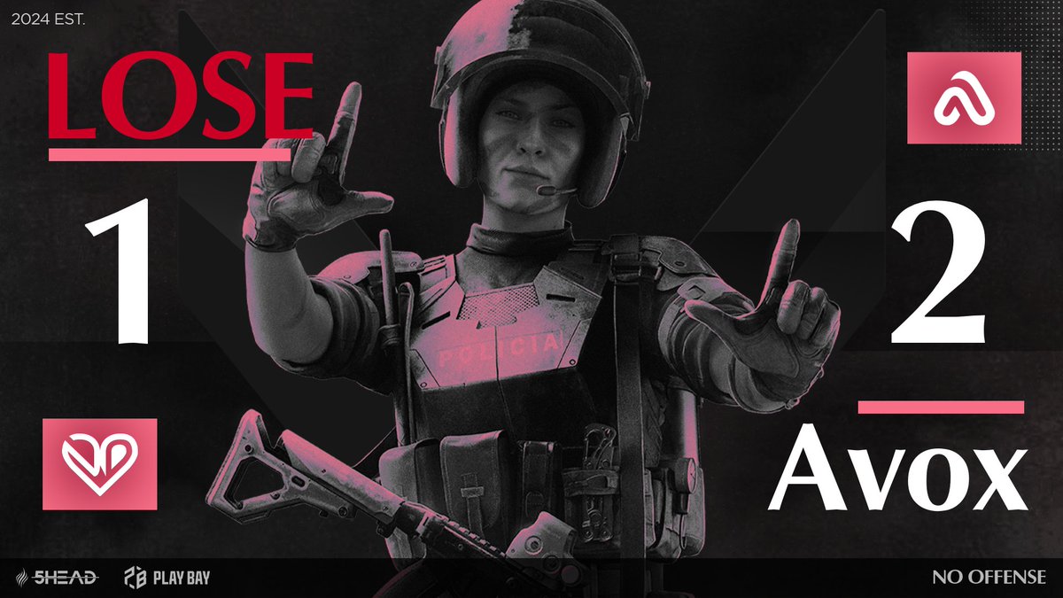 NO Offense (@nofatw) on Twitter photo Das Ergebnis vom Montag im UB R2 der <a href="/EMS_R6/">EUROPEAN MASTERS SERIES</a>
Wir verlieren das Match durch viele kleine Fehler...
6:4 geführt auf Map 3 und 6:8 verloren was sehr weh tut da wir viel besser waren als die Gegner über 3 Maps.
GGWP <a href="/Esport_Avox/">AVOX ESPORT</a> Das Ergebnis vom Montag im UB R2 der <a href="/EMS_R6/">EUROPEAN MASTERS SERIES</a>
Wir verlieren das Match durch viele kleine Fehler...
6:4 geführt auf Map 3 und 6:8 verloren was sehr weh tut da wir viel besser waren als die Gegner über 3 Maps.
GGWP <a href="/Esport_Avox/">AVOX ESPORT</a>
