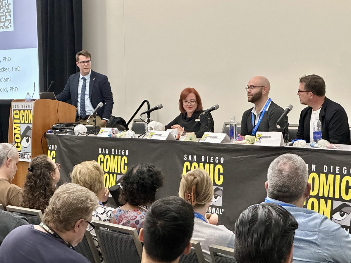 Rady Children's Hospital-San Diego (@radychildrens) on Twitter photo Spotted! #RadyChildrens at #ComicCon2025! 💥 Justin Ryan, PhD, director of the 3D Innovations Lab, was joined by experts from Rady Children's & <a href="/KeckMedicineUSC/">Keck Medicine of USC</a> to host a panel on how 3D printing & extended reality are transforming health care, forensics & veterinary sciences. 👏 Spotted! #RadyChildrens at #ComicCon2025! 💥 Justin Ryan, PhD, director of the 3D Innovations Lab, was joined by experts from Rady Children's & <a href="/KeckMedicineUSC/">Keck Medicine of USC</a> to host a panel on how 3D printing & extended reality are transforming health care, forensics & veterinary sciences. 👏