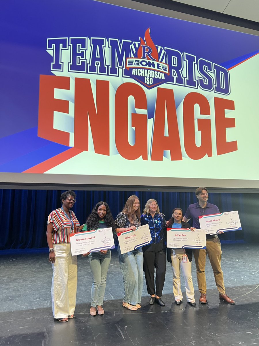 Thanks so much for including SLPs in the opportunity to win prizes today at the RISD New Hire Kick Off. 

One of our SLPs, <a href="/BaileyCroak/">Bailey Croak</a>, WON one of the grand prizes!! 

A special thanks to the <a href="/RISD_Foundation/">The Richardson ISD Foundation</a> &amp; <a href="/ClayCooleyAutos/">Clay Cooley Auto Group</a> for this amazing prize! 

#RISDDreamBig