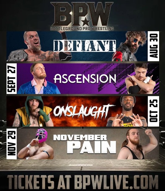RefereeBennyG's tweet photo. After an eventful #BPWCounterStrike✈️ this past Saturday, @bpwliveco continues full steam ahead in 2025 with #BPWDefiant⚡ on Saturday, August 30th in Greeley! Be sure to stay tuned for more updates & information!
https://t.co/GLLdfUDnG9 https://t.co/Oj2KwrKlRM