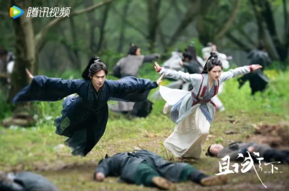 cdramanoveland's tweet photo. Levitação no ar? Espadas voadoras? De onde surgiu a ideia de pessoas e espadas com habilidades de levitação ou voo em dramas chineses?

- uma thread sobre a habilidade de movimento no ar em obras chinesas de fantasia https://t.co/X0t49fdh1r