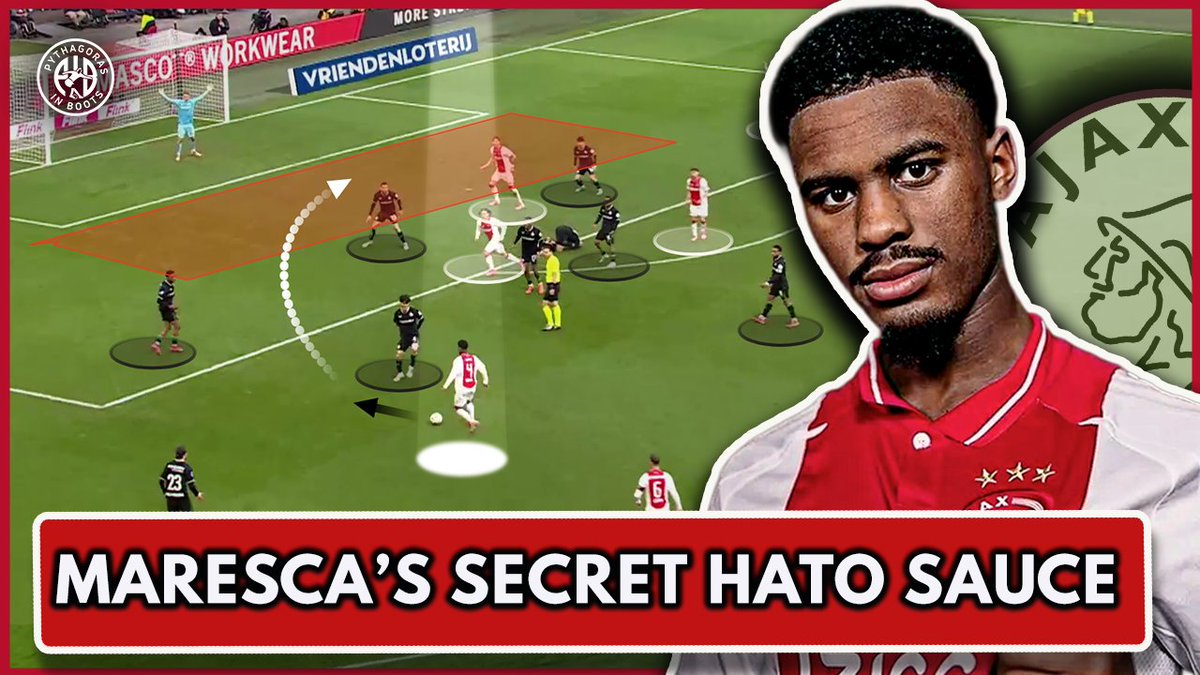 Jorrel Hato – the Dutch David Alaba?

Ajax's Hybrid LB/LCB. Inverted full-back. High-pressing machine.

Why Chelsea &amp; Maresca see him as a key piece of their build-up + pressing puzzle...

A THREAD 🧵