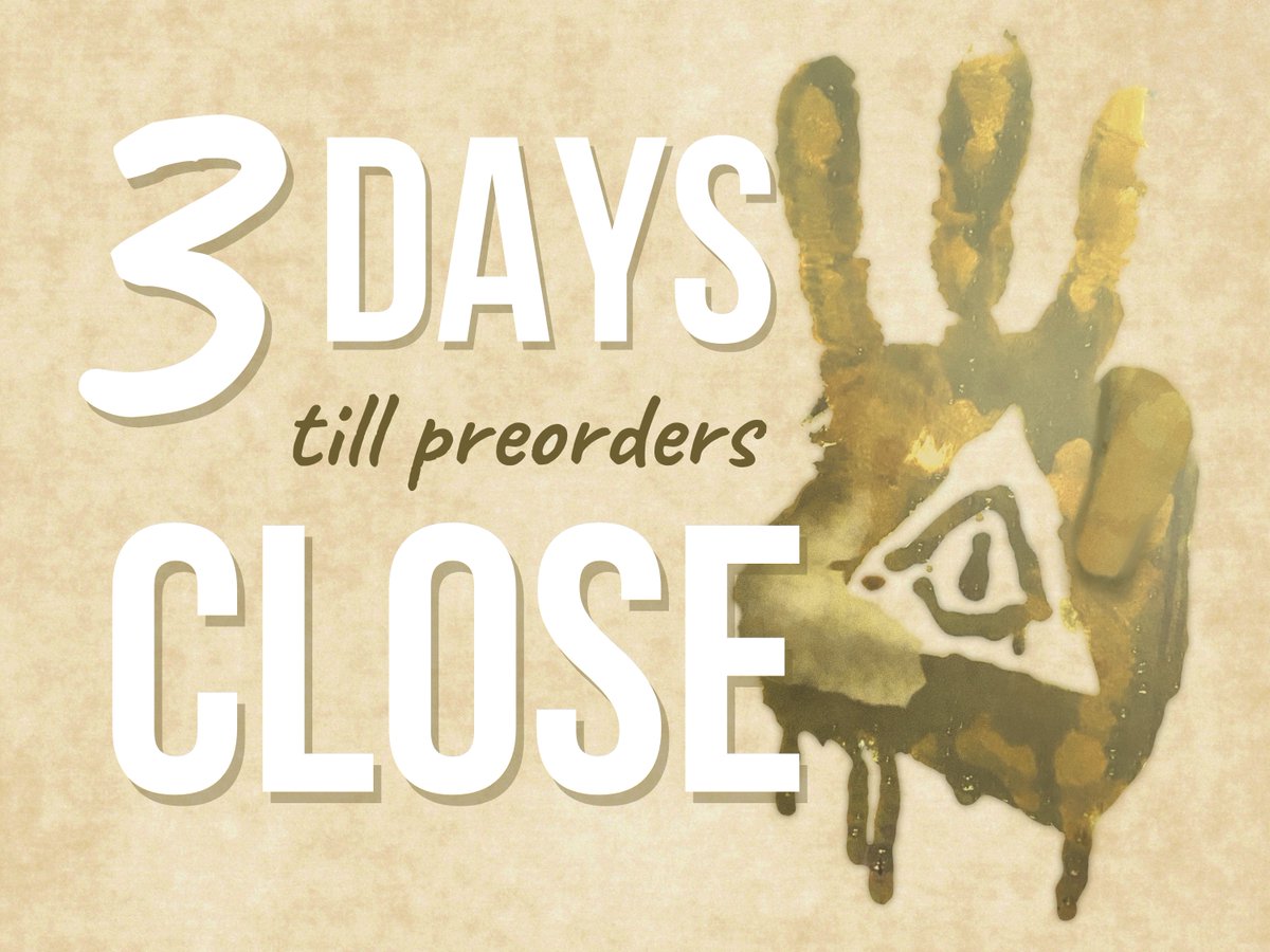 3 more days until preorders for our #HumanBillCipher Zine close!! Make sure to grab your copy in our pinned tweet, all the proceeds will be going to PCRF! 💛💛💛

Preorders closing July 31st #BillCipher #GravityFalls