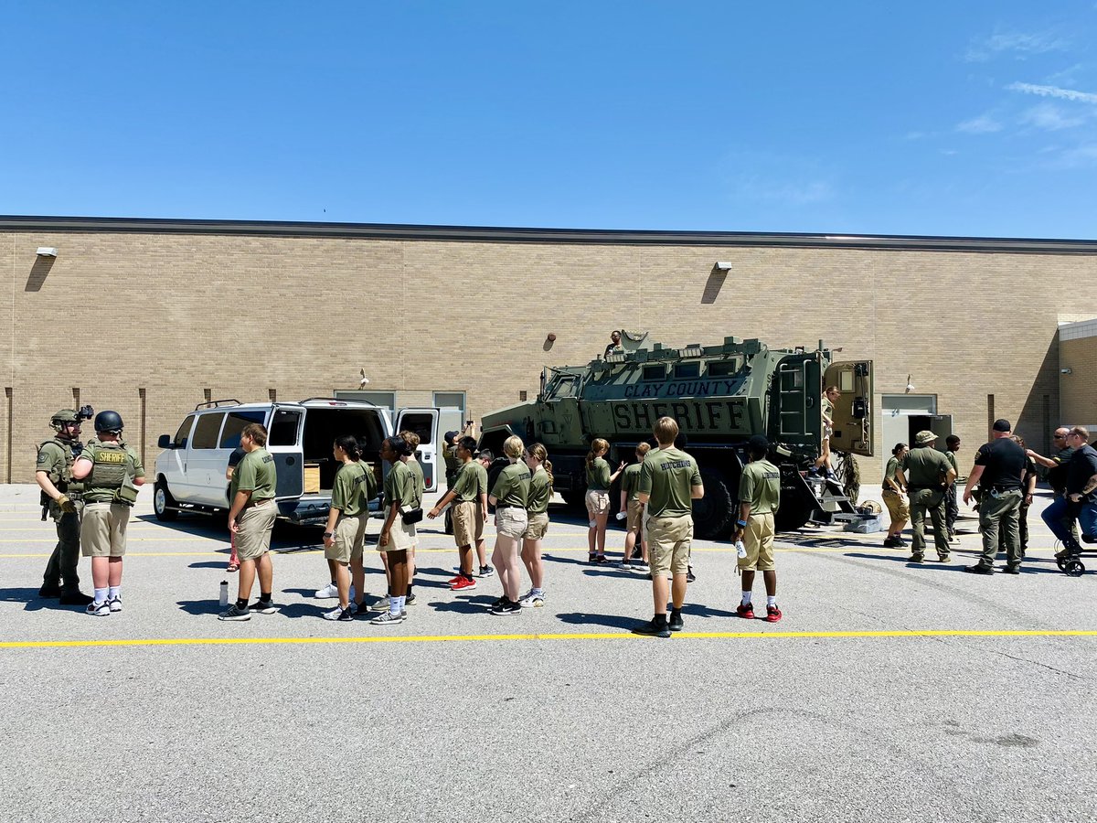 Lt. Scott Archer (@scottarcher95) on Twitter photo The <a href="/SheriffClayCo/">Clay County, Missouri Sheriff</a> 2025 Junior Police Academy in the <a href="/NKCSchools/">NKC Schools</a> <a href="/MaplePrkVikings/">MapleParkVikingWay</a> district is off to a amazing start! (And hot)
Cadets are awesome and the Clay County School Resource Unit is the best! The <a href="/SheriffClayCo/">Clay County, Missouri Sheriff</a> 2025 Junior Police Academy in the <a href="/NKCSchools/">NKC Schools</a> <a href="/MaplePrkVikings/">MapleParkVikingWay</a> district is off to a amazing start! (And hot)
Cadets are awesome and the Clay County School Resource Unit is the best!