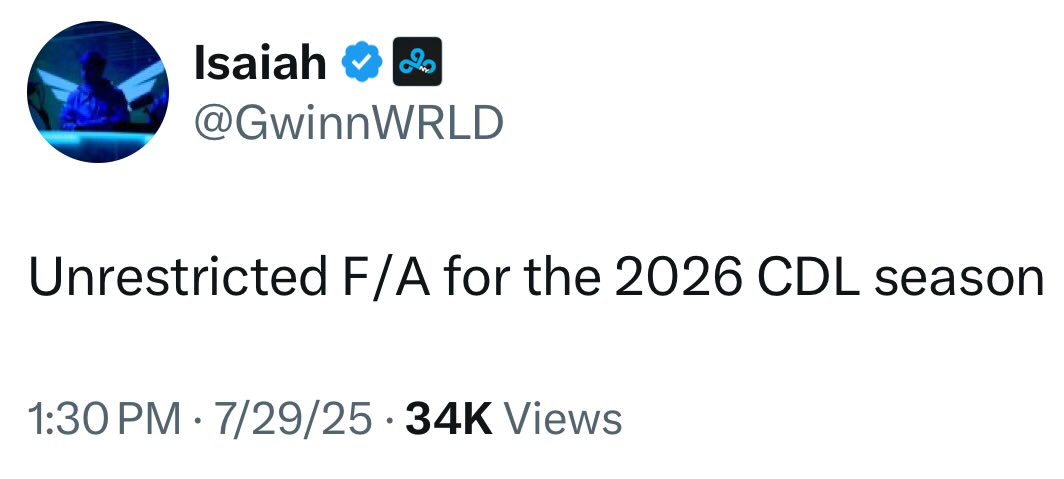 🚨 GWINN IS AN F/A