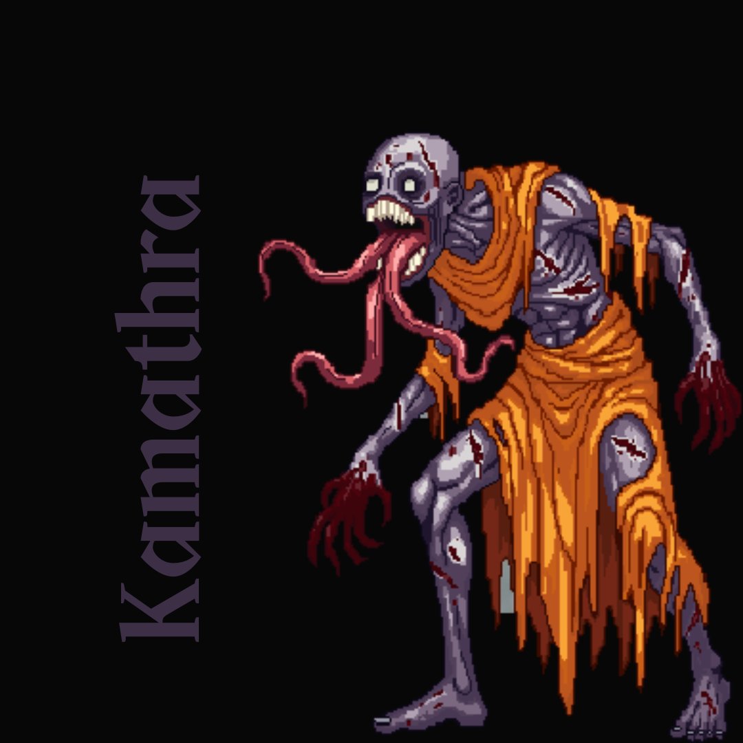 Este es el Padre Espina, uno de los jefes de Caelitronus, acompañado por su alma: Kamathra.