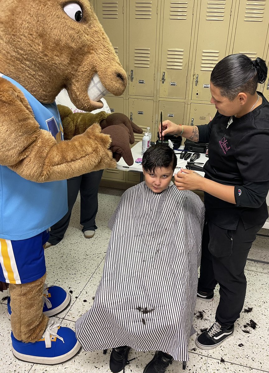 Don’t let Stan near the clippers! McAllen ISD Back to School Bash