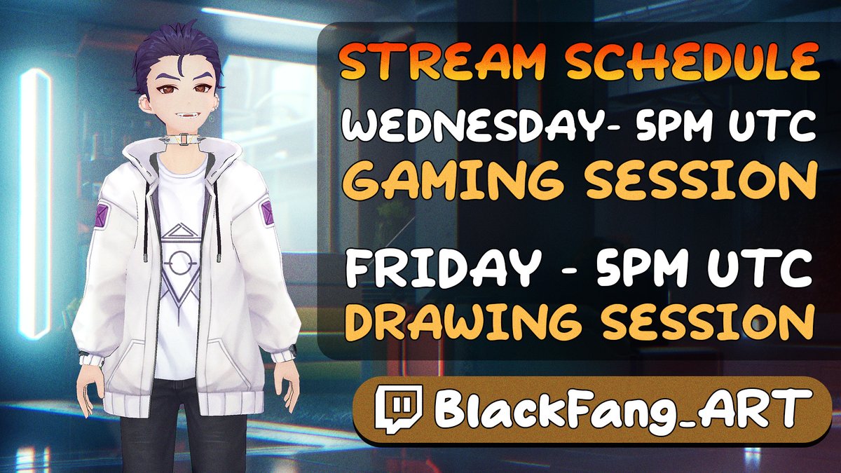 🎮 Wednesday = gaming chaos
🎨 Friday = art zone activated
Catch me live at 5PM UTC both days~
#VTuber #WAXFam