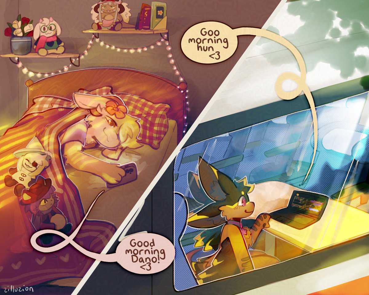 long distance chats 🌄🛤️
illustration for danimineiro