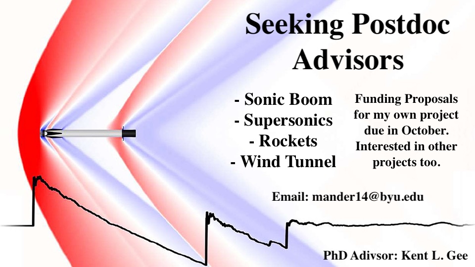 It's been great working with <a href="/KentLGee/">Kent Gee</a>  over the last several years at <a href="/BYU/">BYU</a>. We've made and analyzed acoustical measurements of some really big rockets, written many papers together, and presented our findings in many different settings.

In about 7 months I will defend my