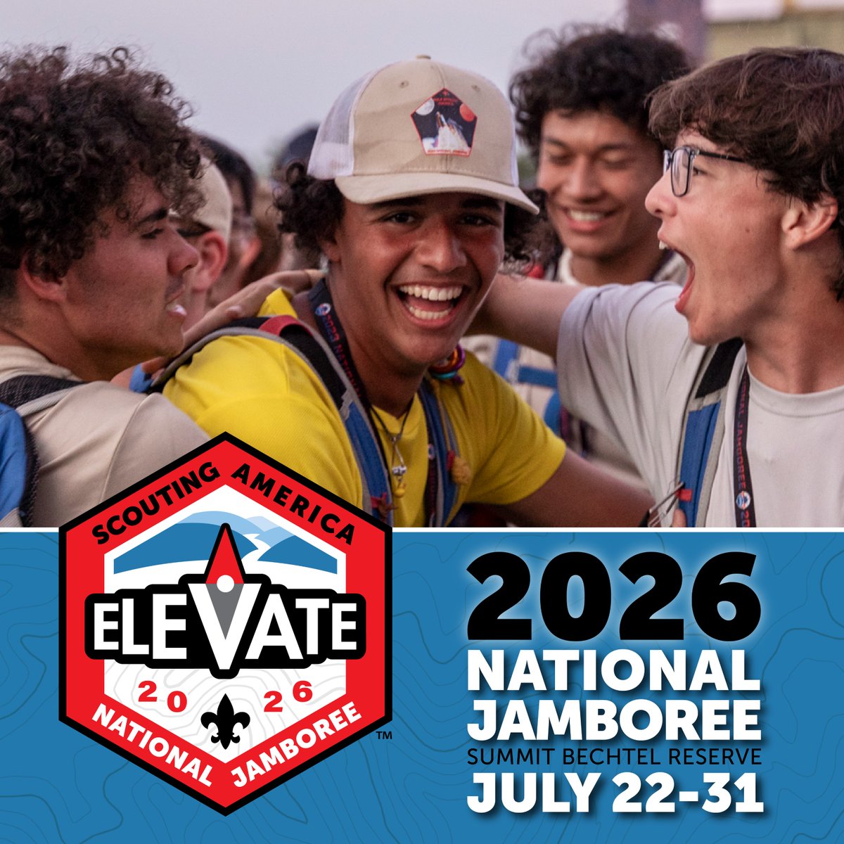 Let's talk about National Jamboree 2026 tomorrow at Scouting EXPO. Talk with scouts who have been there, done that, and who are going again in 2026. JOIN US!!! Wednesday, Univ. of the Incarnate Word, 5:00 pm - 8:00 pm. alamoareascouting.org/events-activit…