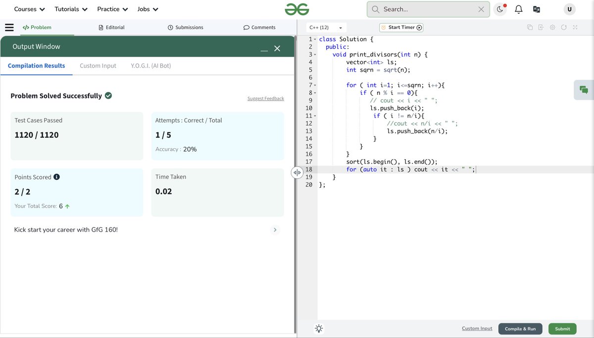 learner_03038's tweet photo. Day 3/100 of DSA! ✅

Focused on basic math fundamentals today. Going good!

"Success is the sum of small efforts, repeated day in and day out."

#100DaysOfCode #DSA https://t.co/lnerfokAFg