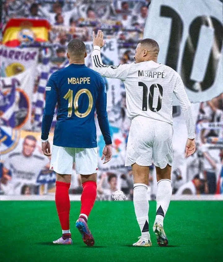 christ_mos46845's tweet photo. 🚨OFFICIEL ✅ 🌟 Kylian Mbappé – n°10 en club et en sélection. 🇫🇷
Kylian Mbappé est le NOUVEAU n°10 du Real Madrid !
#christøffįčįęlmoment #infofootballpus #infofootballplus #viralpost2025シ #viralphotochallenge #resultats #FabrizioRomano #football #TeamFoot #mercato https://t.co/7rRfK9ZV73