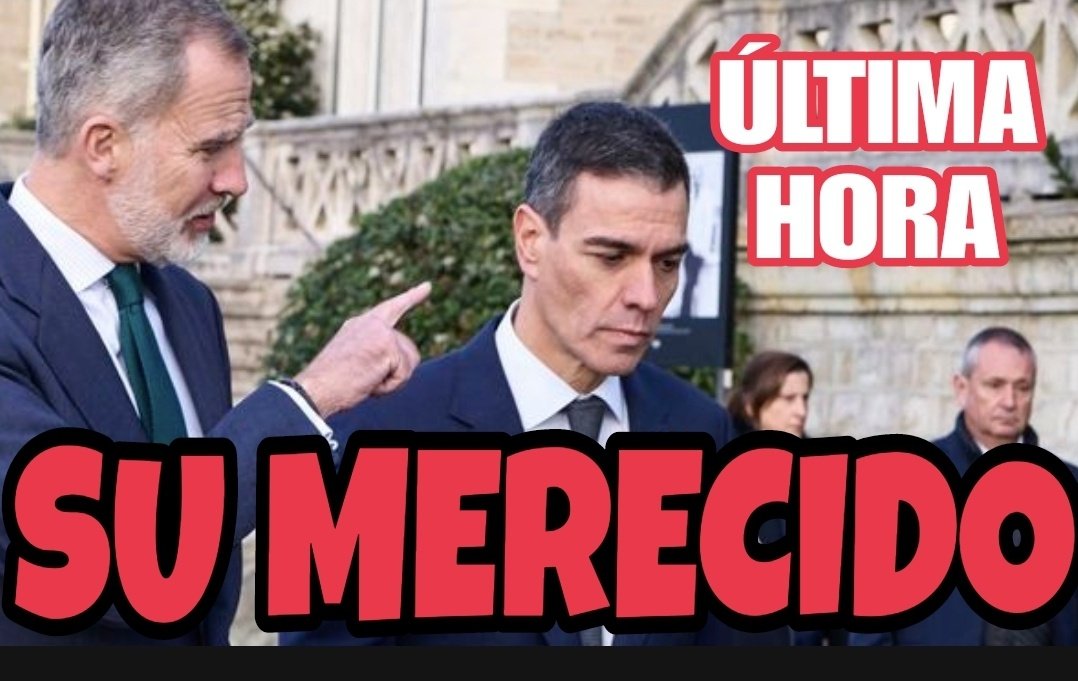 UACD_Youtube's tweet photo. ⚠️ÚLTIMA HORA⚠️
PEDRO SÁNCHEZ CON ASPECTO MUY DETERIORADO HA COMPARECIDO PARA EXPLICAR SU REUNIÓN CON EL REY FELIPE VI.

DE LA COMPARECENCIA HA QUEDADO CLARO QUE ESTÁ CLARAMENTE TOCADO POR EL PROCESAMIENTO HOY DE "SU" FISCAL GENERAL DEL ESTADO, ÁLVARO GARCÍA ORTIZ, POR EL TRIBUNAL SUPREMO, LO QUE SUPONE EL ESPECTÁCULO INTERNACIONAL DE UN JUICIO POR EL MAYOR TRIBUNAL DE ESPAÑA A UNA DE LAS 5 MAYORES AUTORIDADES DE ESPAÑA Y CUYA FUNCIÓN ES DEFENDER LA LEGALIDAD.

Todo aquí:
https://t.co/YzLdXAHNHD