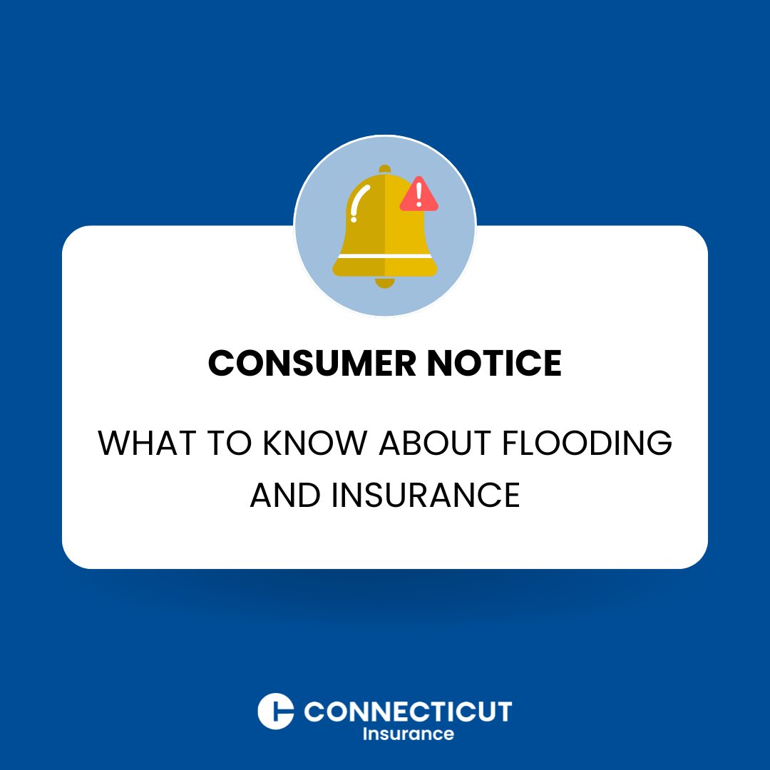 🔔CONSUMER NOTICE🔔

What to Know About Flooding and Insurance

portal.ct.gov/cid/consumer-r…

#CT #CID #DOI #Insurance #WeveGotYourBack