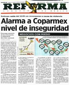 📉 La inseguridad ya no solo cobra vidas, también frena inversiones.
Coparmex alerta caída de 12.8% por violencia, mientras el gobierno presume "abrazos".
Negocios cierran, empleos se pierden y el crimen avanza.
