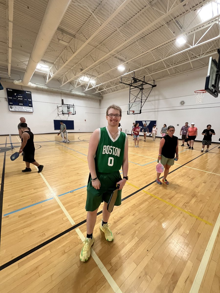 We beat the heat in Pickleball today ! So thankful for the fantastic classes and partnership that we have with the <a href="/ANAYMCA/">A/NA YMCA</a>
