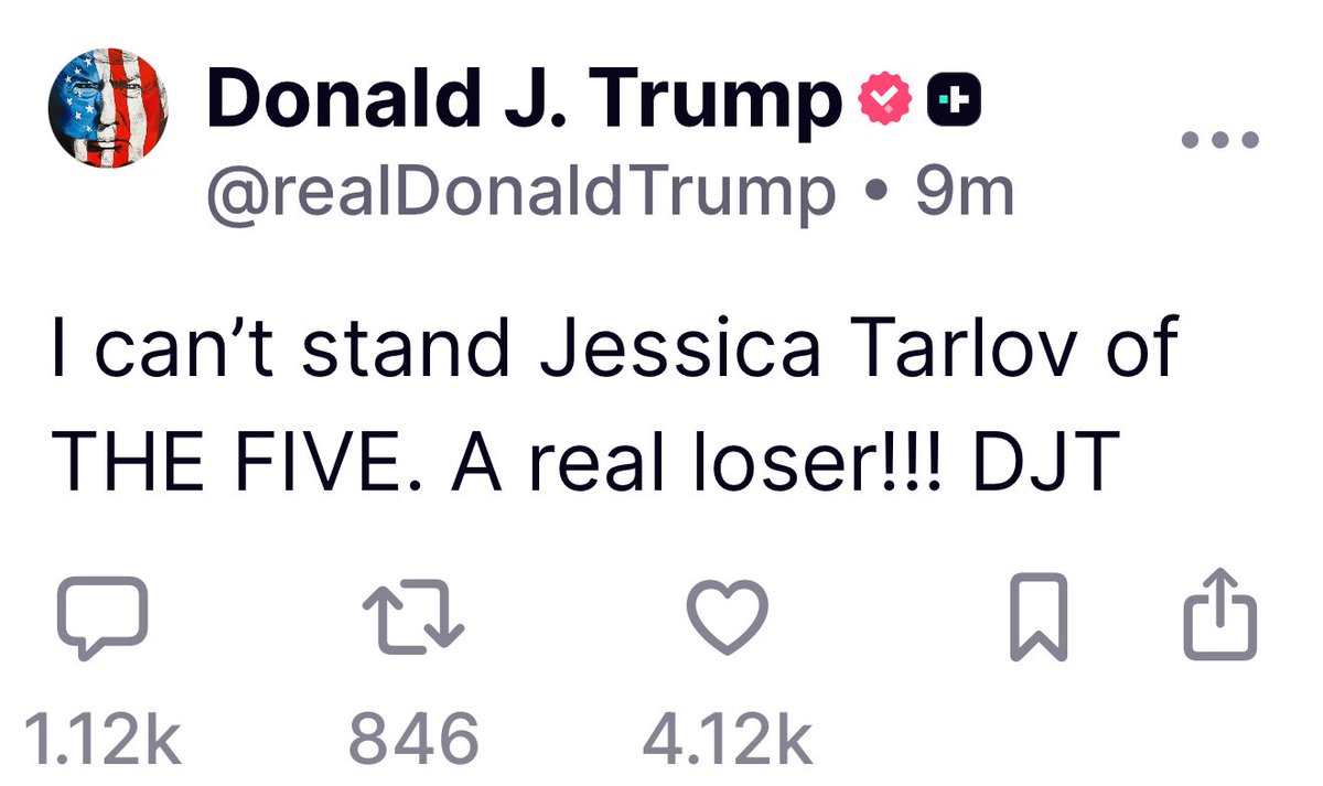 Meanwhile, over on Truth … 😂