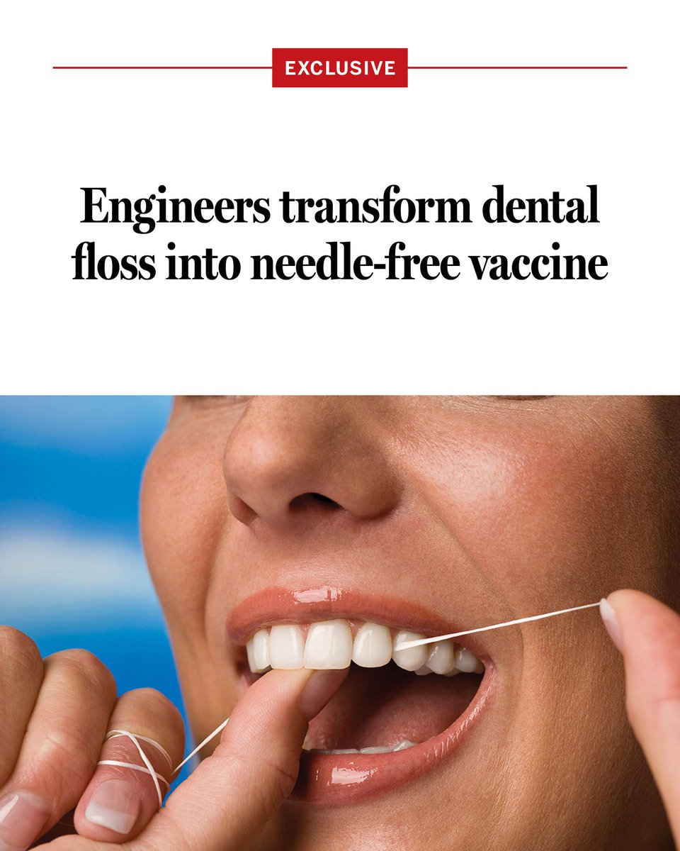 Exclusive: A new study envisions future needle-free vaccines that trigger protective immune responses using a special kind of coated dental floss.

Learn more: scim.ag/4f6Hml6