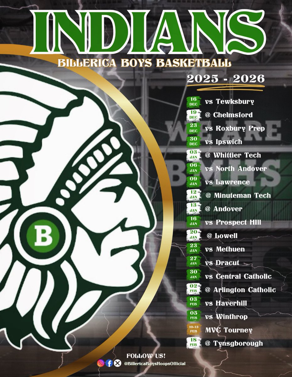 2025-2026 BMHS Boys Hoops Schedule