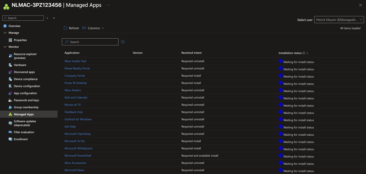 patrickmaur3r's tweet image. @IntuneSuppTeam  In the app overview of a managed MacBook, I’m seeing Windows apps that are assigned to &quot;All Devices&quot;. Since when do these appear in the overview for macOS-managed devices? Could this be a display filtering issue / known issue?

#intuneadmin #msintune