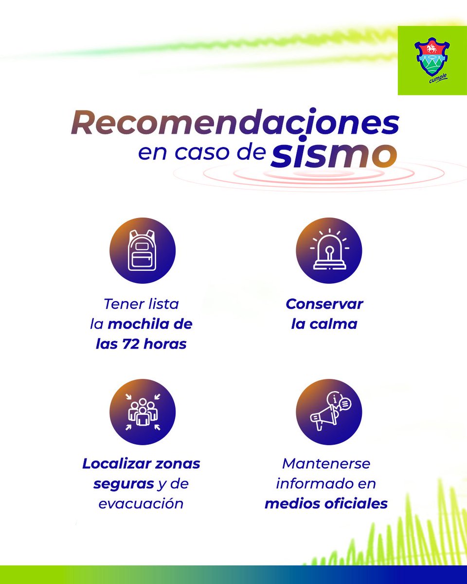 🚨¡Tome nota! 

Ante un #SismoGT, favor conserve la calma, siga las recomendaciones de las autoridades y manténgase informado de medios oficiales. 

#TraficoGT #TránsitoGT #TemblorGT
