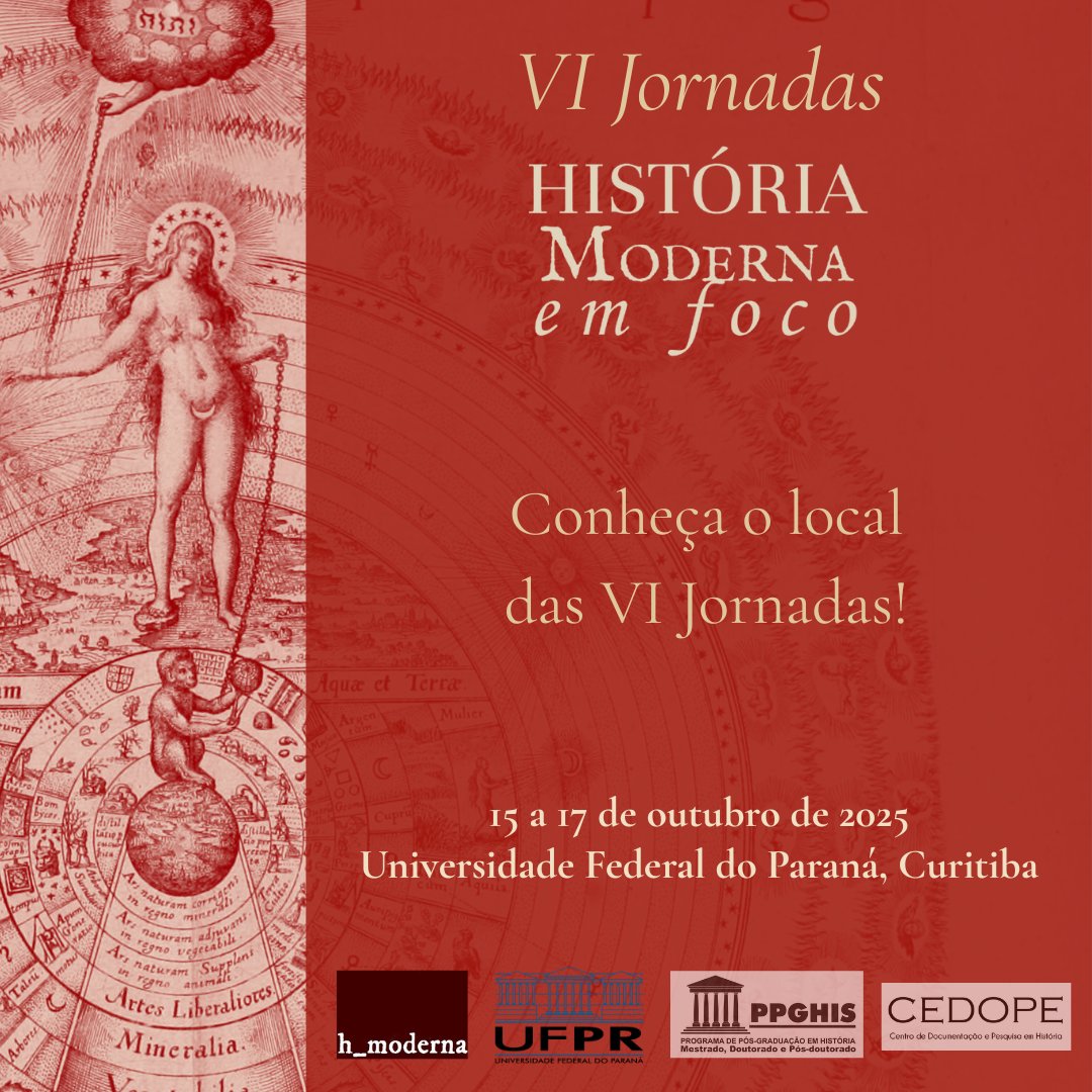 lf_slima's tweet photo. E esta edição das jornadas será na UFPR, entre os dias 15 e 17 de outubro, no Campus Reitoria. 
2/2 https://t.co/eBykWKVvEr