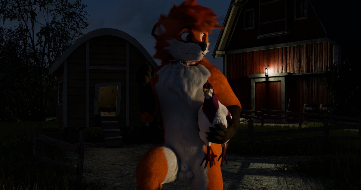 🍗
Fox: <a href="/Romek29983593/">Romek</a> 
Chicken: Vaiouu
#furry #b3d #render