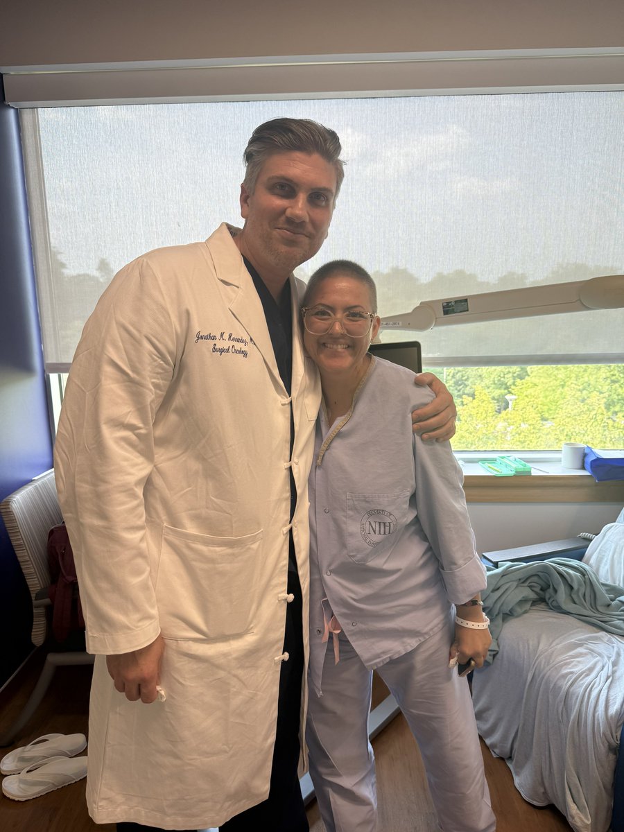 My Angel and her Surgeon at NIH. Dr Jonathan Hernandez. This man has given us Hope. Hope is an Engine! God Is Good !