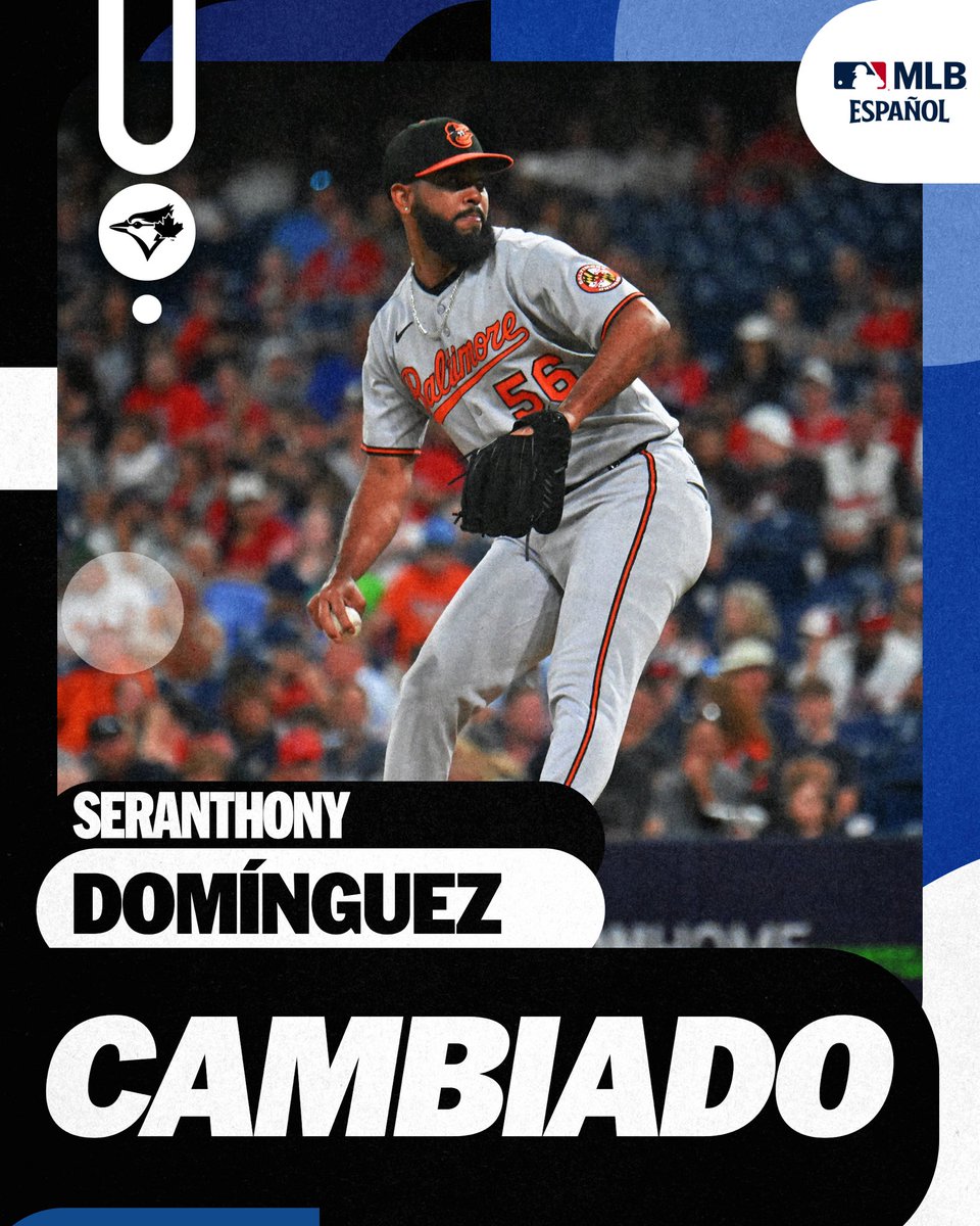 Según varios reportes, Seranthony Domínguez fue cambiado a los Toronto Blue Jays desde los Baltimore Orioles.
