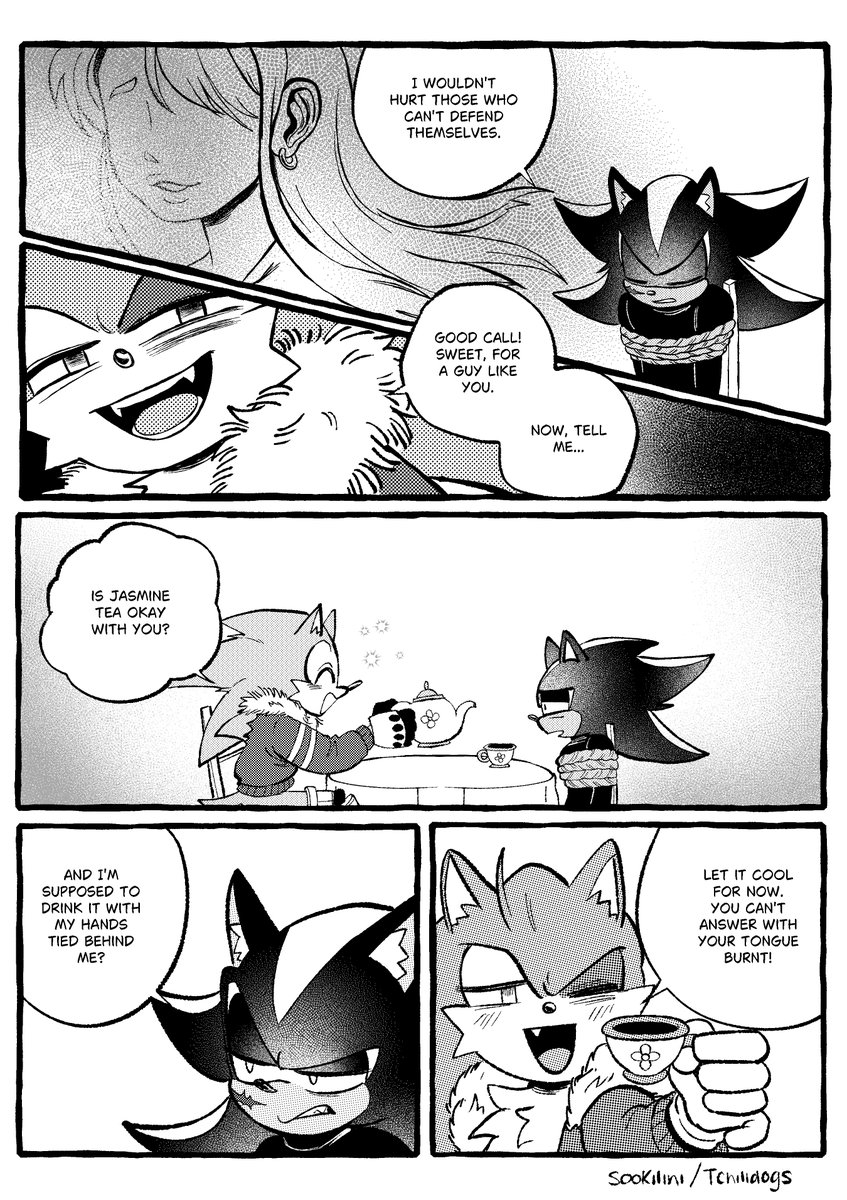 BroFu:AU CH2 pages 01-02
#SonicTheHedeghog #sonadow #comic #ShadowTheHedgehog