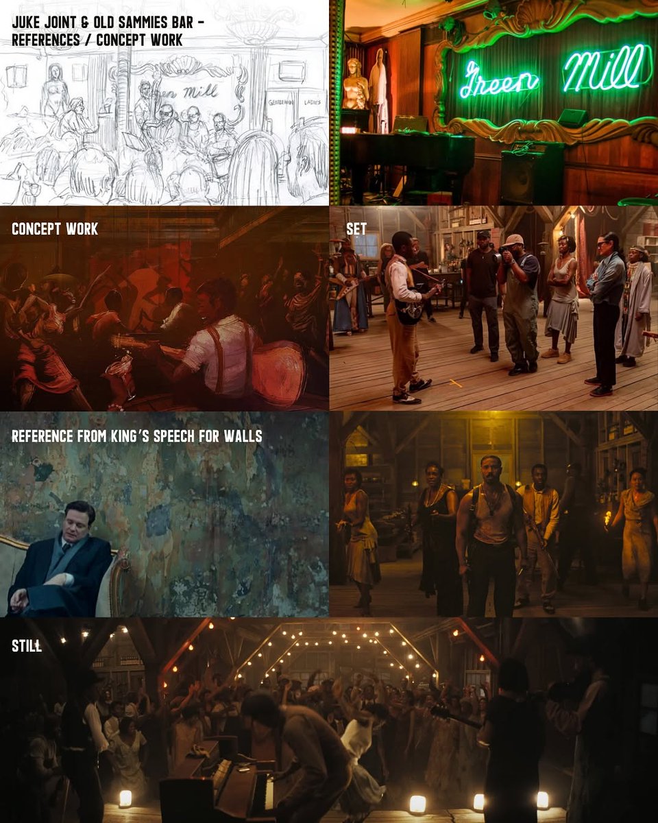 Sinners yapım tasarımı hazırlıkları