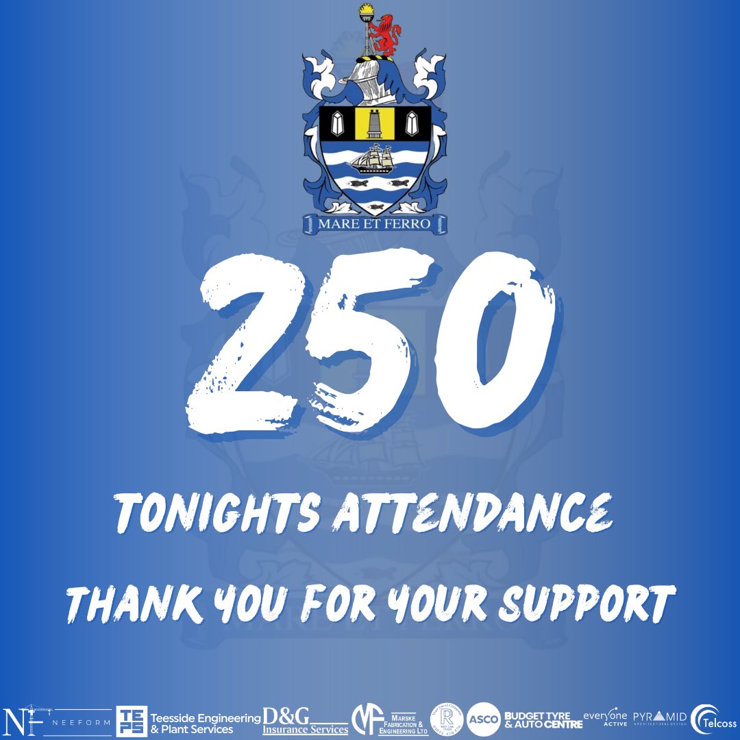 Redcar Town FC (@redcartownfc) on Twitter photo πΉπππππ
π©πππππππ
A big thanks to the 250 of you who turned up tonight to cheer on the boys, thatβs a record league attendance for the club ππ€
We hope to see you all again next Tuesday when we play Sunderland RCA 7:30pm kick off.
Our History. Our Family. Your πΉπππππ
π©πππππππ
A big thanks to the 250 of you who turned up tonight to cheer on the boys, thatβs a record league attendance for the club ππ€
We hope to see you all again next Tuesday when we play Sunderland RCA 7:30pm kick off.
Our History. Our Family. Your
