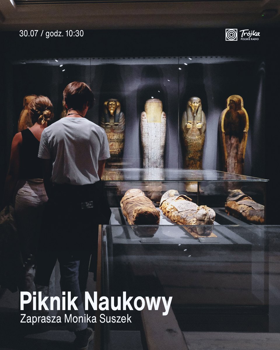 🦴 W jaki sposób pachnie wieczność? Odpowiedź na to pytanie dziś w Pikniku Naukowym!

👃 Chodzi konkretnie o starożytne mumie. Zadanie określenia ich zapachu postawili sobie naukowcy z Polski i Chorwacji. Odkryli, że 5-tysięczne szczątki egipskich faraonów pachną drewnem,