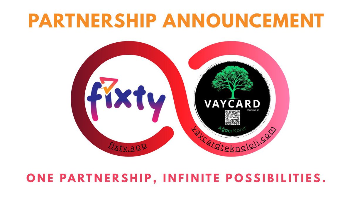 Tek bir ortaklık, sonsuz olasılık
#fixty #vaycard #yapayzeka #web3