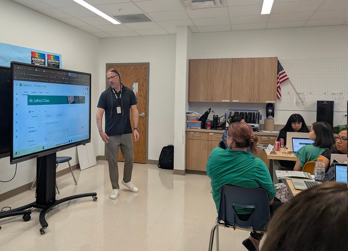 Dr. Katie Perez (@katiep1120) on Twitter photo New teacher orientation afternoon of Day 1: Empowering new teachers with positive behavior strategies & tools to thrive — building confidence one click & conversation at a time! #ReadyToTeach
<a href="/SM_Academics/">Office of Academics SMCISD</a> New teacher orientation afternoon of Day 1: Empowering new teachers with positive behavior strategies & tools to thrive — building confidence one click & conversation at a time! #ReadyToTeach
<a href="/SM_Academics/">Office of Academics SMCISD</a>