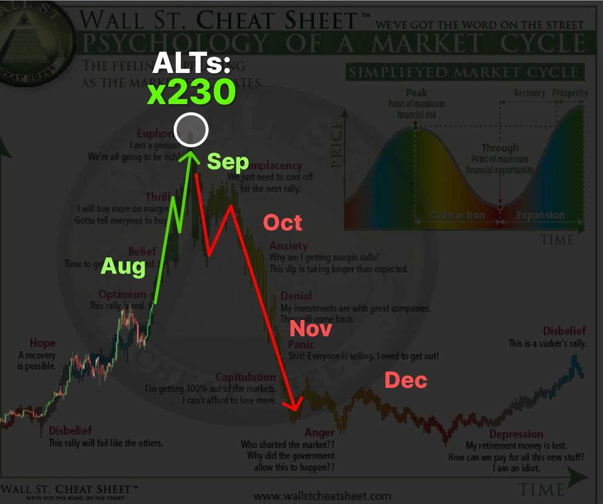 Massive ALTSEASON starts now !

Next target for $BTC = $180k --> lowcaps ready for x350

This is your last chance to invest $100 - get $80,000+

Here’s my list of ALTs I'm accumulating before x350🧵👇