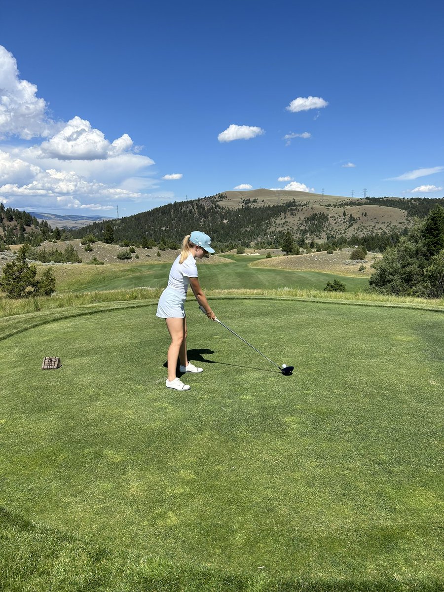 Perfect day for golf with <a href="/_annatoms/">Anna Toms</a>