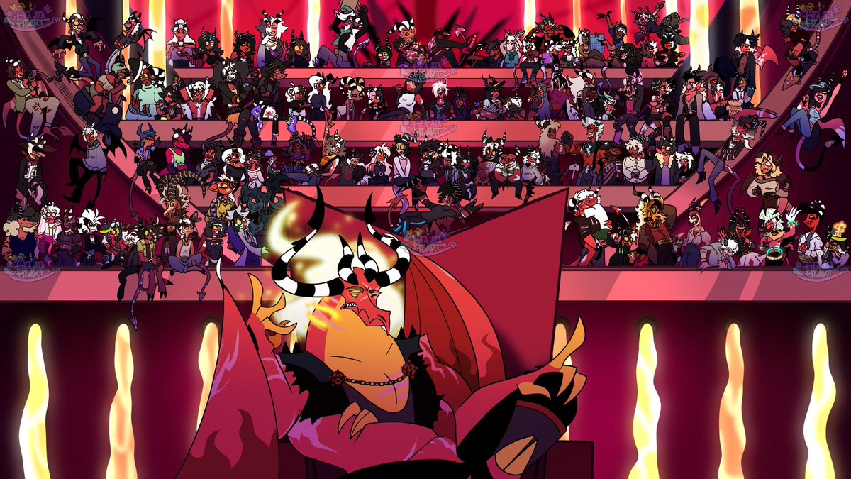 GelataHeart's tweet image. ArtFight Mass Attack I’ve done that I’m really proud. This was vengeance for last year’s that I didn’t get to finish
Do you recognize anyone?
#HelluvaBoss #HelluvaBossOCs #Impsona #ArtFight #artfightteamfossils