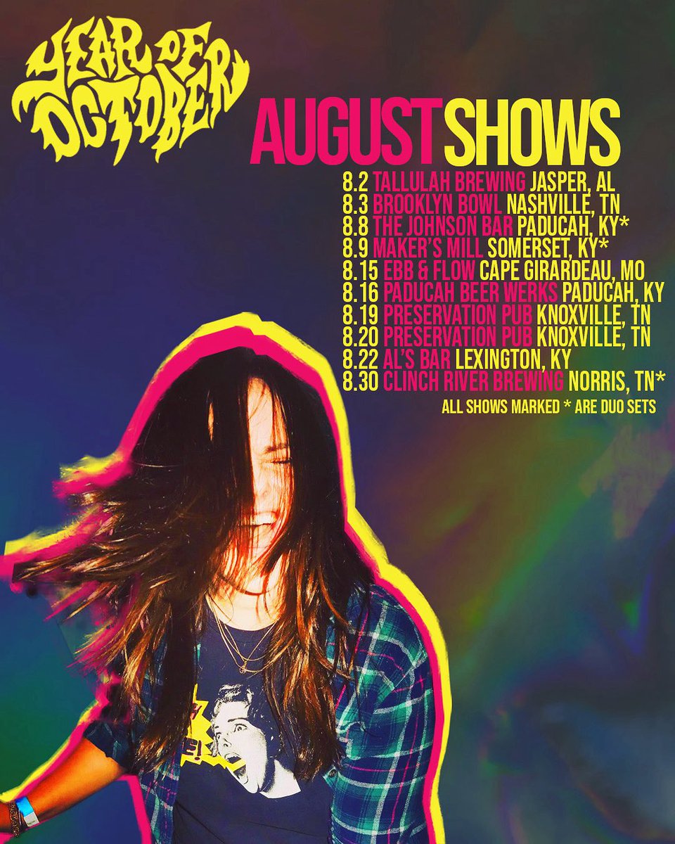 It’s hot here in Nashville &amp; August is about to get hotter! Come get down with us at a show this month &amp; preorder a copy of our new album ‘I’ve Given You Everything’ through the link in bio. Out October 10th on vinyl, CD, cassette, &amp; digitally. 📷: <a href="/bp_three/">BPThree-Bootleg Dead</a> Poster by: <a href="/phlecias/">Phlecia Sullivan</a>