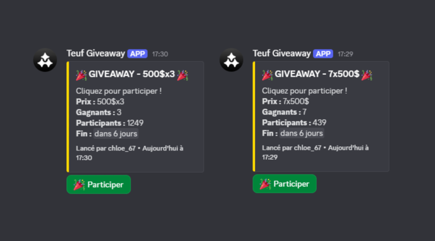 Non en revanche on a les couilles d’envoyer 5.000$ sur Discord 

▫️3500$ pour les affiliés 
▫️1500$ pour tout le monde 

Tu veux ta part ? 👉 taap.it/DiscordTV
