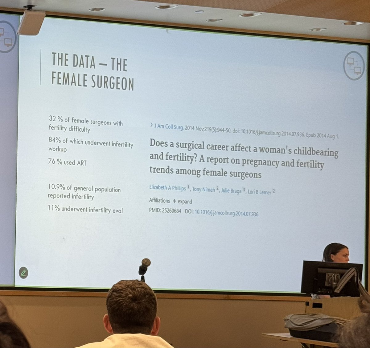 VictoriaLyo's tweet photo. Important @UCDavisSurgery grand rounds by graduating @ucdavis_surgery chief Dr Megan Gilbert on a topic not talked about enough, Infertility and the Female surgeon. @AmCollSurgeons @WomenSurgeons @ErikaRangelMD @DianaFarmerMD https://t.co/lUPo5KORzb