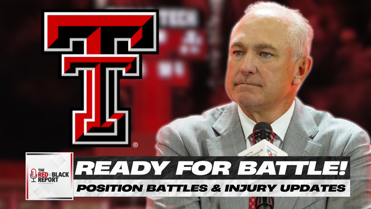 🔴 Texas Tech Football Update ⚫️

- Joey McGuire Opening Presser Recap
- Position Battles To Watch
- Injury Updates

📺: youtu.be/06Qd-TvPmos?si…