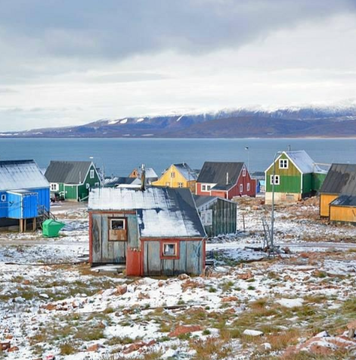 The ghost town at edge of arctic...