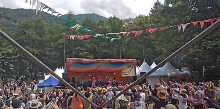 PA席から見たステージ
#FUJIROCK2025