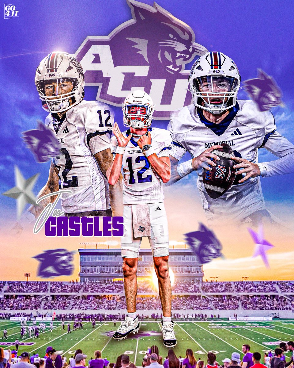 Joe Castles (@joecastles10) on Twitter photo After a great long conversation with <a href="/coachp_ACU/">Keith Patterson</a> and <a href="/Coach_GHarrell/">Graham Harrell</a> and many talks with my family I would like to thank everyone that has been with me through this journey and for the future I’d like to announce my commitment to <a href="/ACUFootball/">ACU Football</a> go cats! <a href="/NielsenCoach/">Coach Nielsen</a> After a great long conversation with <a href="/coachp_ACU/">Keith Patterson</a> and <a href="/Coach_GHarrell/">Graham Harrell</a> and many talks with my family I would like to thank everyone that has been with me through this journey and for the future I’d like to announce my commitment to <a href="/ACUFootball/">ACU Football</a> go cats! <a href="/NielsenCoach/">Coach Nielsen</a>