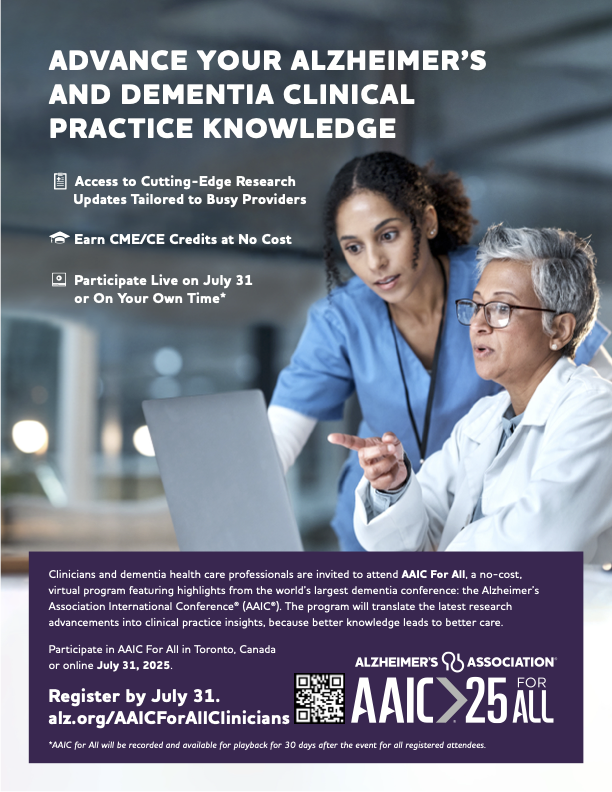 Asian Cohort for Alzheimer’s Disease - ACAD (@acadstudy) on Twitter photo Hanging around Toronto on the 31st? You can still register of #AAICForALL, an event open to community members and professionals. #AAIC2025
registration.experientevent.com/ShowNEC251/flo… Hanging around Toronto on the 31st? You can still register of #AAICForALL, an event open to community members and professionals. #AAIC2025
registration.experientevent.com/ShowNEC251/flo…
